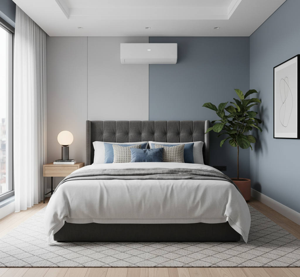 Klimaanlage im Schlafzimmer